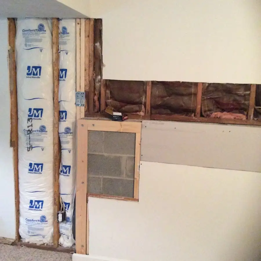 Wall insulation replacement during Odor Removal & Deodorization in Navarre